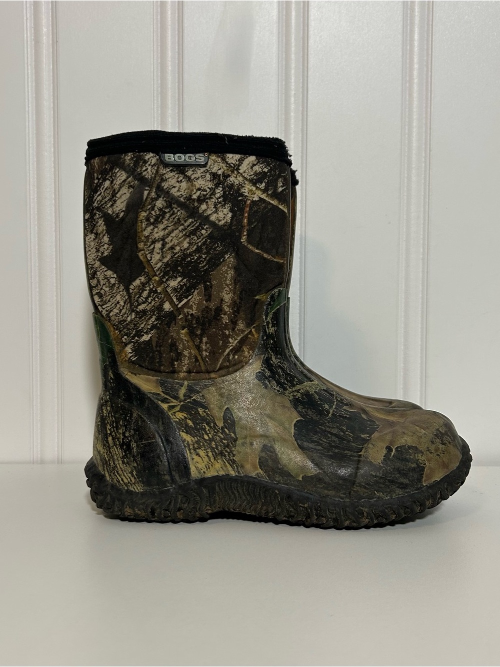 Bogs Kids' tree Camo Rain & Snow
- Brown/Green/Black